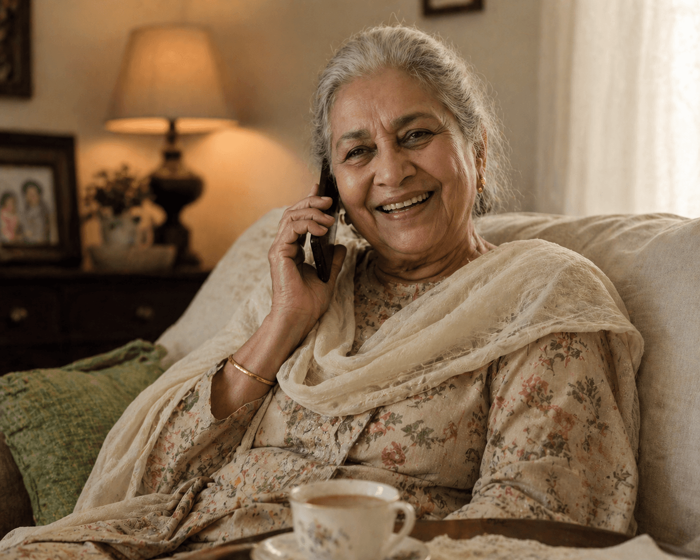 A warm onboarding call between a Story Consultant and a grandmother