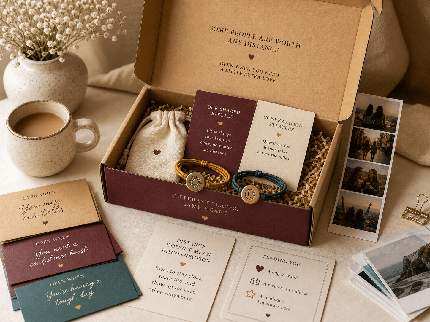Long-Distance Friendship Box product mockup