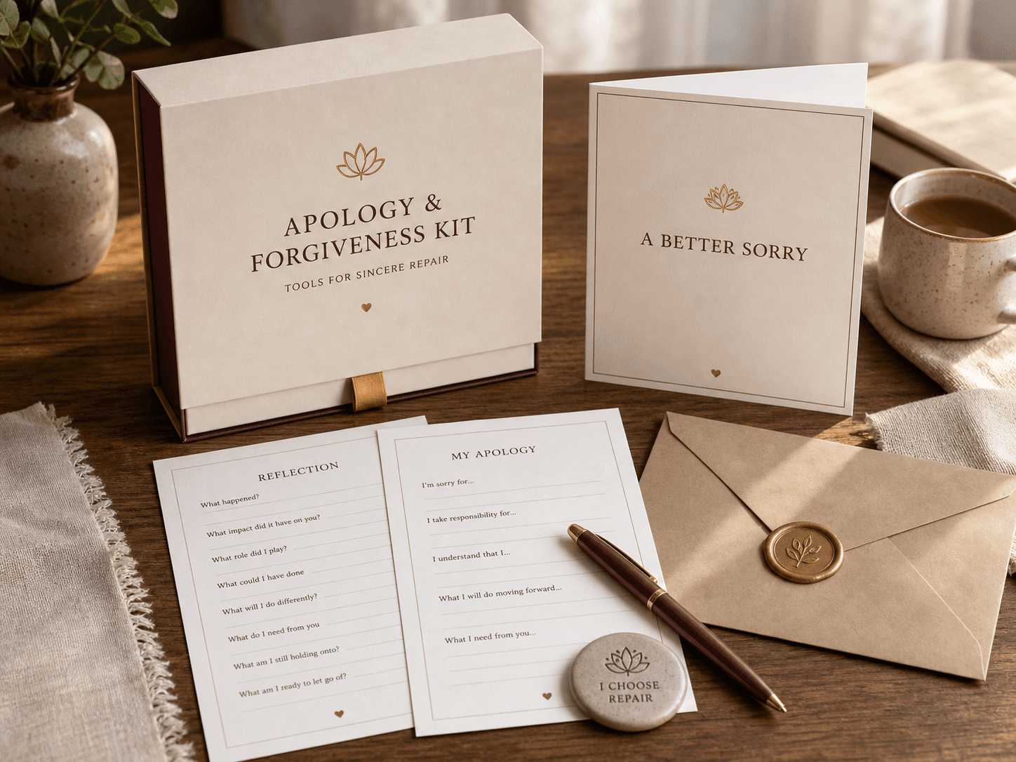 Apology / Forgiveness Kit product mockup