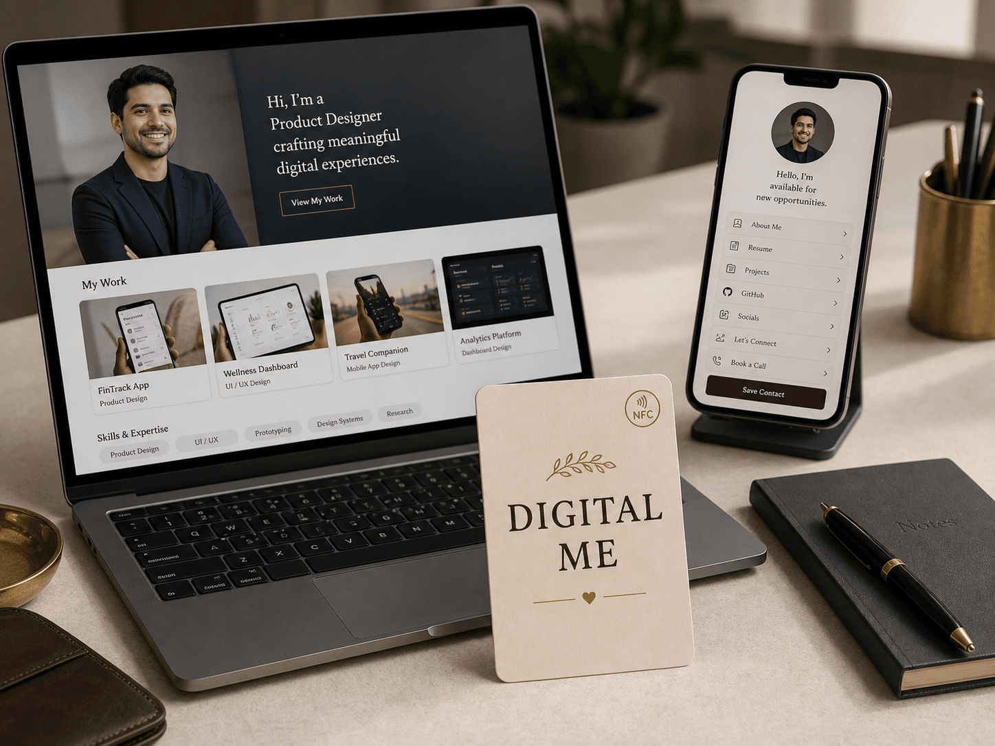 Identity Card / Digital Me product mockup